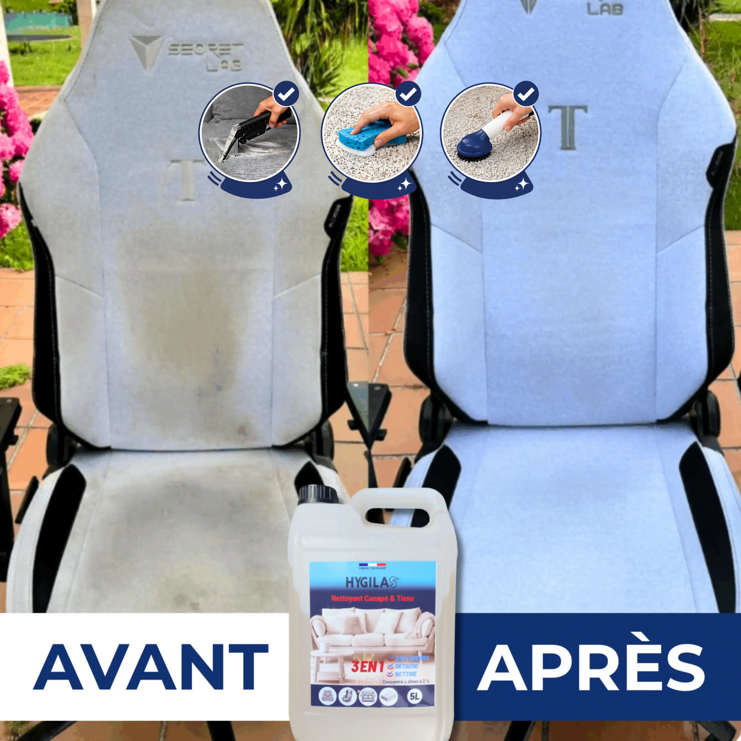 Produit de nettoyage canapé tapis et matelas
