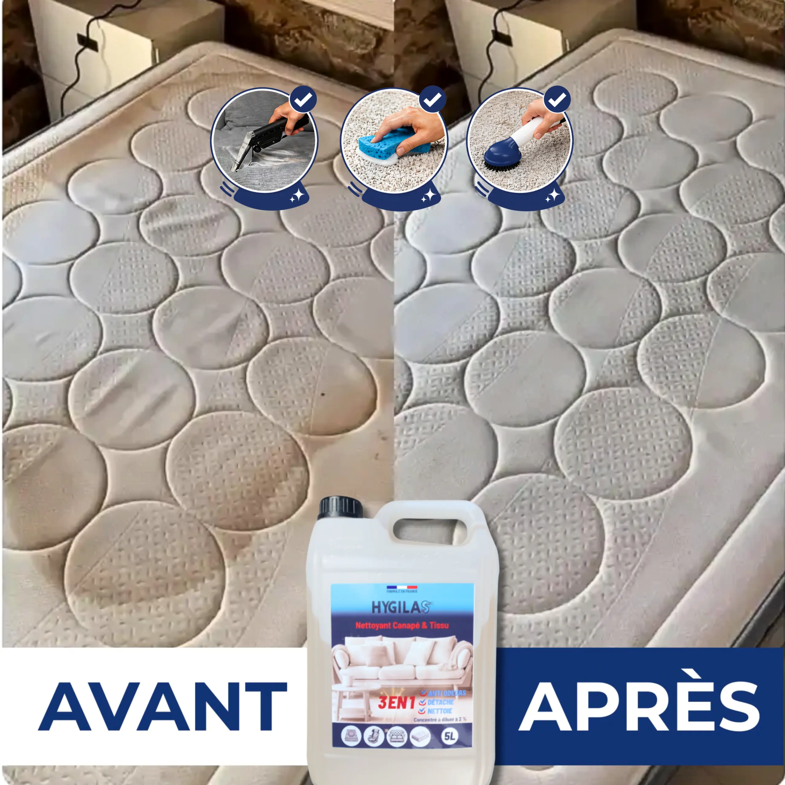 nettoyant canapé tapis et matelas