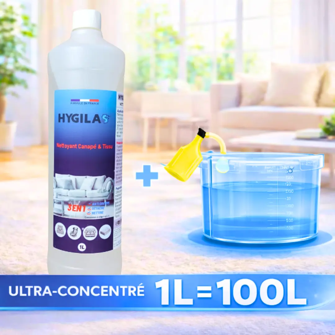 produit nettoyant pour shampouineuse