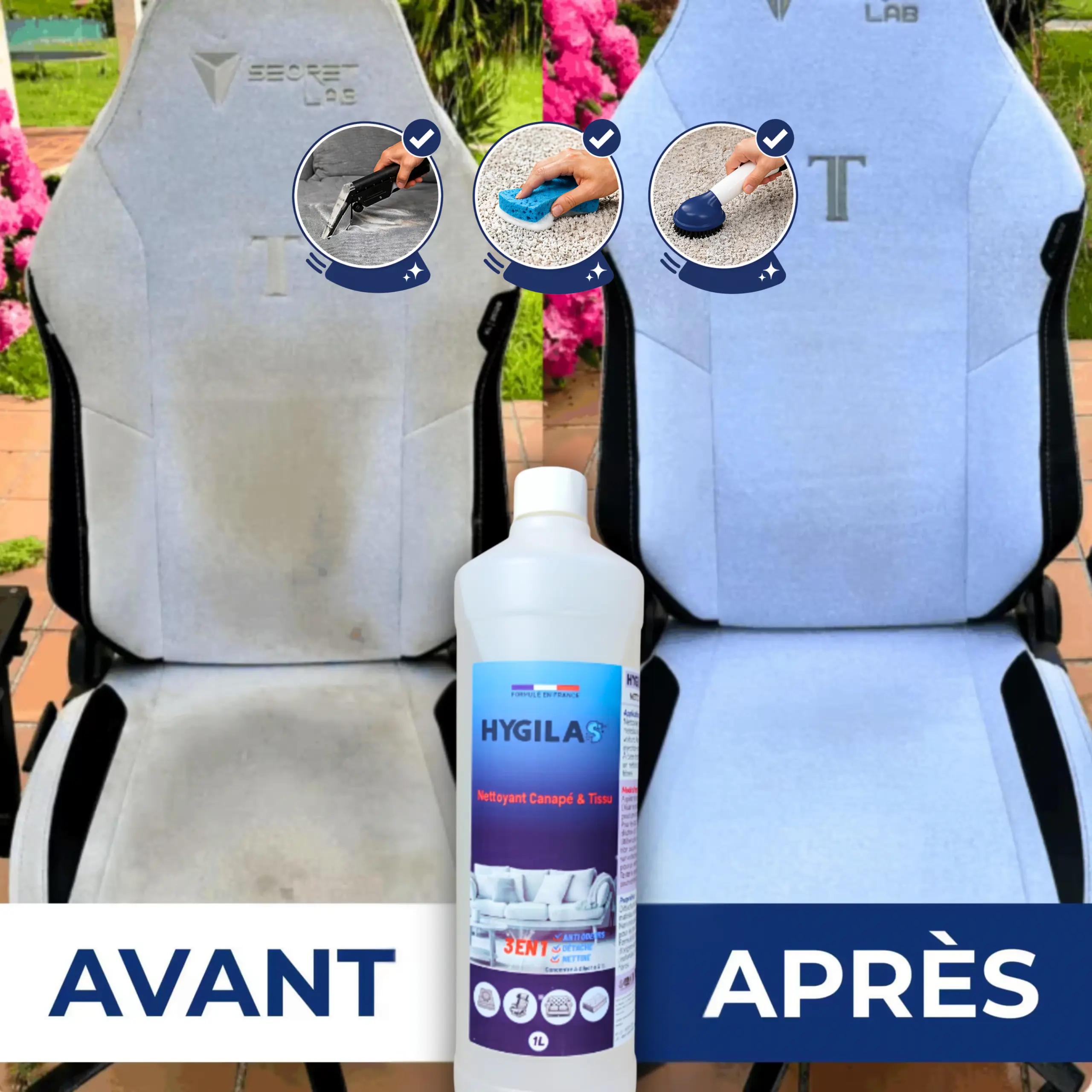 Produit de nettoyage canapé tapis et matelas
