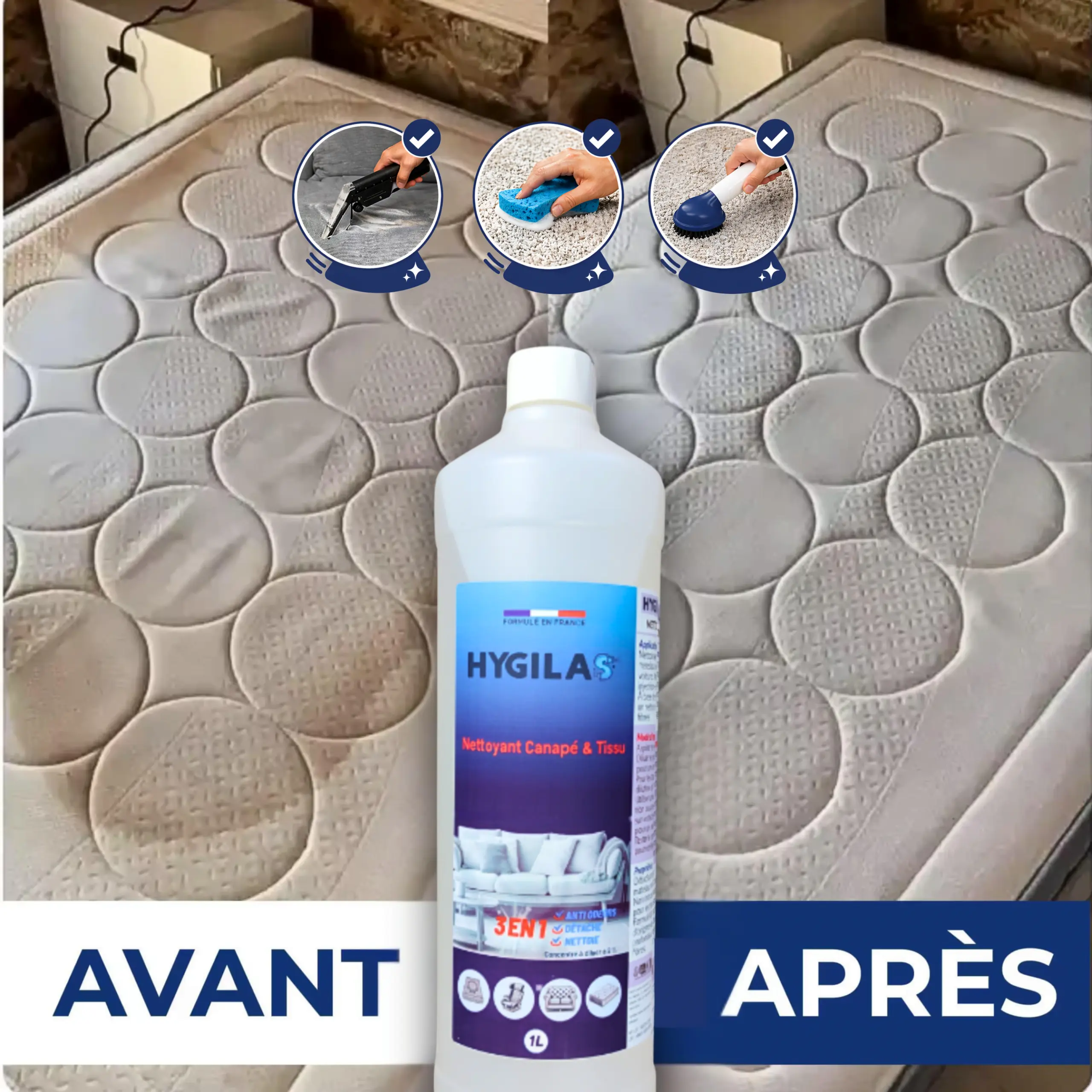 Produit de nettoyage canapé tapis et matelas