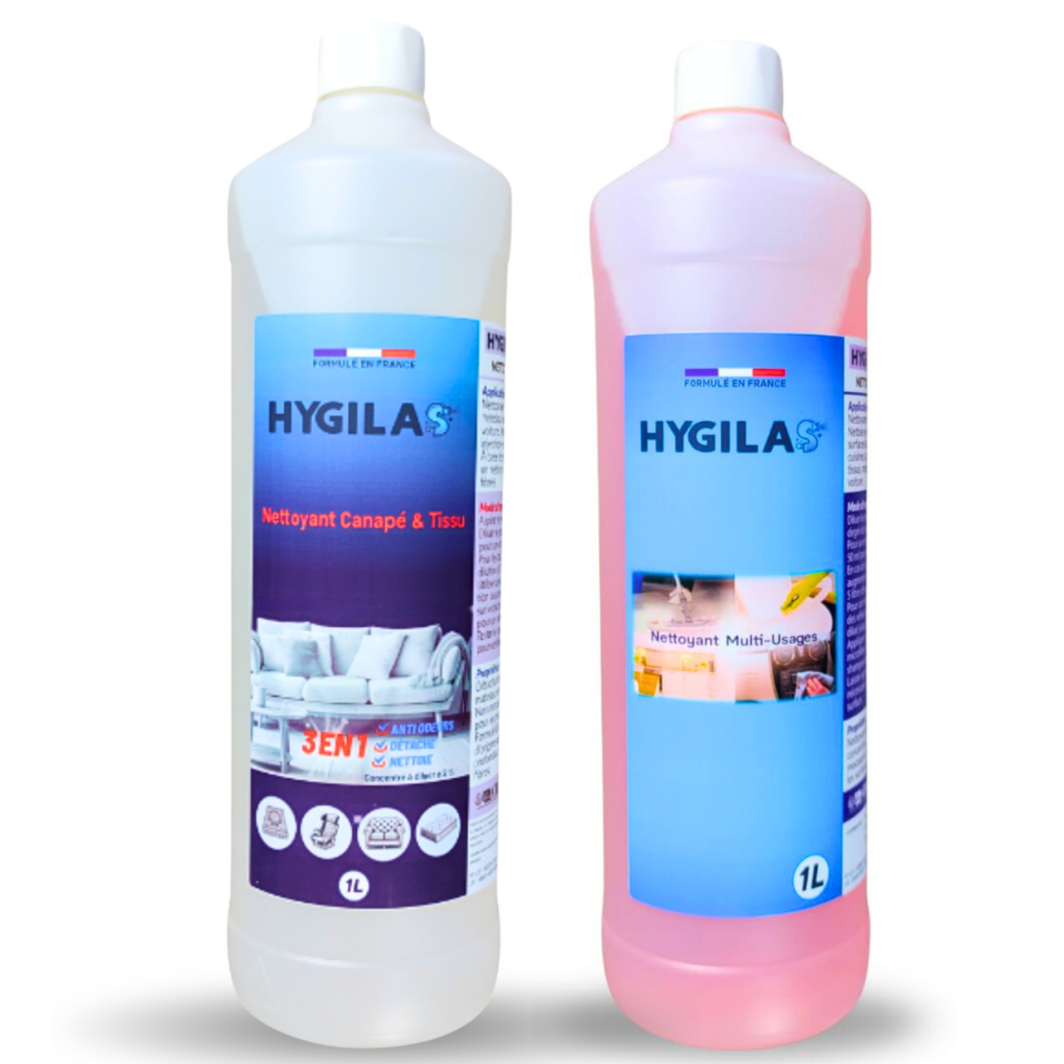 Lot Nettoyant Canapé & Tissu - Nettoyant Multi-Surfaces APC - 1L